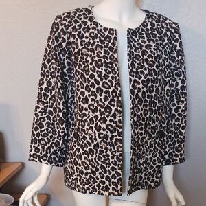 Chico's Animal Print Women's Blazer NWOT